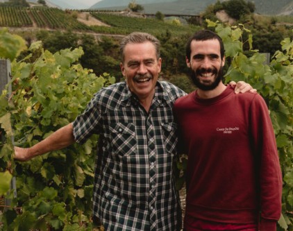Olovier Roten et son papa Alex fondateur des Caves du Paradis